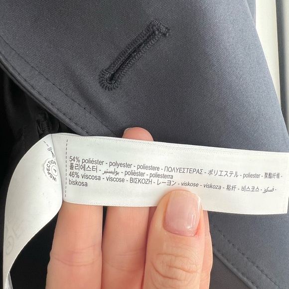 Massimo Dutti navy trench coat - Picture 7 of 8